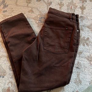 High Rise Everlane Crop Jeans